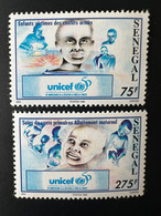 Sénégal 1996 Mi. 1452 - 1453 UNICEF 50 Ans Years Jahre Enfants Kinder Children - UNICEF