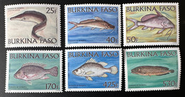 Burkina Faso 2001 Mi. 1832 - 1840 Poissons Fishes Fische Faune Marine Fauna - Peces