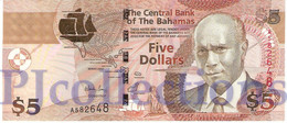 BAHAMAS 5 DOLLARS 2007 PICK 72 UNC - Bahama's