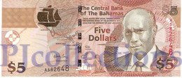 BAHAMAS 5 DOLLARS 2007 PICK 72 UNC - Bahamas