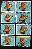 Burkina Faso 2006 Mi. 1894 - 1901 Bonnets Et Chapeaux Peulh Du Seno Hat Hut - Burkina Faso (1984-...)