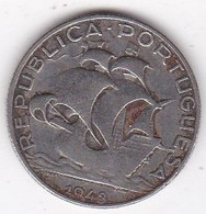 Portugal . 2,50 Escudos 1943 ,en Argent, KM# 580 - Portogallo