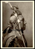 ÄLTERE POSTKARTE INDIANER SWALLOW BIRD APSAROKE CROW INDIAN INDIO EDWARD S. CURTIS 1908 Postcard Cpa Ansichtskarte AK - America