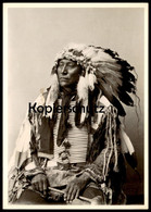 ÄLTERE POSTKARTE INDIANER HOLLOW HORN BEAR MATO HE HLOGECO SIOUX CHIEF INDIAN INDIO Postcard Cpa Ansichtskarte AK - Amérique