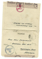 Feldpost Nach Kopenhagen Dänemark 1943 Zensur - Feldpost World War II