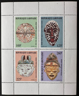 Gabon Gabun 1995 Mi. Bl. A78 1237 - 1240 Masques Masks Masken - Gabun (1960-...)