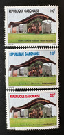 Gabon Gabun 1996 Mi. 1291 - 1293 Centre Culturel Français " Saint-Exupéry " - Gabón (1960-...)