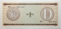 Cuba - 1 Peso - 1985 - PICK FX32 - NEUF - Cuba