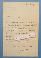 ● L.A.S 1925 Georges LEREDU - Chambre Des Députés - Don De Mme Lavallée - Achat Rente 4% - Lettre Autographe - Né à Metz - Politiques & Militaires