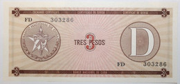 Cuba - 3 Pesos - 1985 - PICK FX33 - NEUF - Cuba