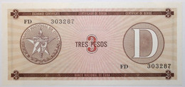 Cuba - 3 Pesos - 1985 - PICK FX33 - NEUF - Cuba