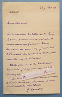 ● L.A.S 1931 Georges LEREDU - SENAT - René Martin - Président Conseil D'Etat - Lettre Autographe - Né à Metz - Politicians  & Military