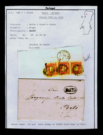 Sp9632 PORTUGAL D.Luís I, 25r.,(x3)  1866 BASTO »PORTO - Storia Postale