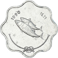 Monnaie, Îles Des Maldives, 5 Laari, 1990 - Maldive