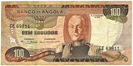 Angola - 100 Escudos - 24.11.1972 - Pick 101 - Série CE - Marechal Carmona - PORTUGAL - Angola