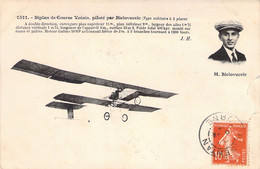 AVIATION - Aviateur - M BIELOVUCCIC - Biplan De Course Voisin - Carte Postale Ancienne - Aviadores