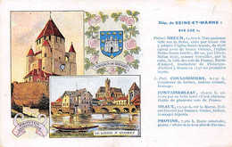 Melun           77          Présentation Du Département  Publicité Pastilles Valda             (voir Scan) - Melun