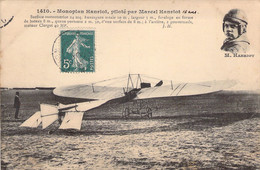 AVIATION - Aviateur - Marcel HANRIOT Sur Monoplan Hanriot - Carte Postale Ancienne - Flieger