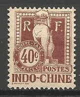 INDOCHINE TAXE N° 12 NEUF* TRACE DE CHARNIERE  / MH - Timbres-taxe
