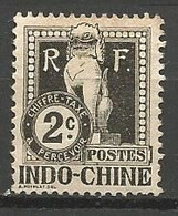 INDOCHINE TAXE N° 5 NEUF* TRACE DE CHARNIERE  / MH - Segnatasse