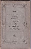 Vrijmetselarij/Franc-Maçonnerie -'s Gravenhage- Rouw Loge L'Union Royale - Nagedachtenis Verwey Mejan - 1850 (V2294) - Vecchi