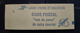 St Pierre Et Miquelon 464a Carnet 10 Valeur Liberté 2.20F - Postzegelboekjes