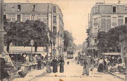 MARCHES - FRANCE - 94 - Champigny Sur Marne - Le Marché Et La Rue Mignon - Edit Faciolle - Carte Postale Ancienne - Marktplaatsen