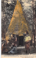 Nouvelle Calédonie - Exposition Coloniale 1907 - Hutte Et Canaques De Loyalty - Colorisé - L.L. - Carte Postale Ancienne - Nuova Caledonia