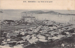 Nouvelle Calédonie - Nouméa - La Ville Et Le Port - Mer - Bateau  - Carte Postale Ancienne - Nieuw-Caledonië