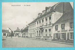 * Meulebeke (West Vlaanderen) * De Markt, Grand'Place, Marché, Het Gouden Hoofd, Café, Old, Rare, Unique - Meulebeke