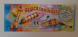 KINDER SURPRISE 2002 Deutch :           BPZ : 610831 - Instrucciones