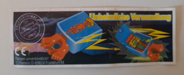 KINDER SURPRISE 2002 Deutch :           BPZ : 610.801 - Notices