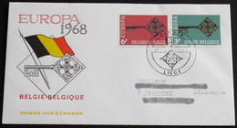 BELGIEN 1968 Mi-Nr. 1511/12 CEPT FDC - 1968