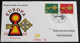 DEUTSCHLAND 1968 Mi-Nr. 559/60 CEPT FDC - 1968