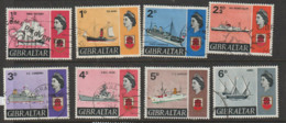 Gibraltar  1967  Ships  Various Values To 1/-d  Fine Used - Gibraltar