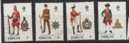 Gibraltar  1969 SG  240-3  Military Uniforms  Fine Used - Gibraltar