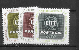 1965 MNH Portugal, Mi 982-84, Postfris** - Neufs