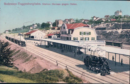 Herisau AR, Station Herisau, Bodensee-Toggenburgbahn, Chemin De Fer, Train à Vapeur En Gare (5906) - Herisau