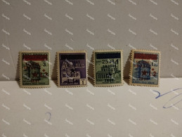 Italy Italia To Identify Fascist Era 10X Stamps Francobolli REPUBBLICA SOCIALE ITALIANA. Overstamp Trst Trieste - Other & Unclassified