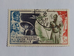 N° 48       75 Ans De L' UPU  -  Oblitéré - Poste Aérienne