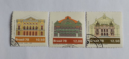 N° 1350 à 1352       Théâtres Brésiliens - Used Stamps