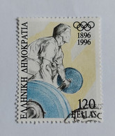 N° 1894       Haltérophilie  - 100 Ans Des Jeux Olympiques 1996 - Usati