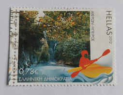 N° 2628       Tourisme - Fleuve Achéron - Cayak - Used Stamps