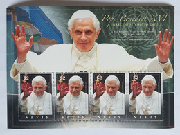 NEVIS N° 2015 à 2018       Pape Benoît XVI  -  Visite Aux Etats-Unis  - Neufs - Central America