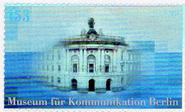 Hologramm Jahrbuch 2002 BRD 2276 SD-Block 25 ** 60€ Museum In Berlin Communication Bloc S/s Black-print Sheet Bf Germany - Hologramme