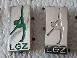 Gymnastic Federation Of Ljubljana LGZ Ljubljanska Gimnasticna Zveza Slovenia Pins - Gymnastik