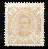 !										■■■■■ds■■ Congo 1894 AF#2a (*) King Carlos Neto 5 Réis Yellow 12,5 (x2608) - Portugees Congo