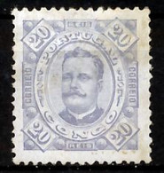 !										■■■■■ds■■ Congo 1894 AF#5 * King Carlos Neto 20 Réis 12,5 (x2612) - Portuguese Congo