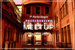 (2 P 10) Brazil (posted To Australia During COVID-19) 1st Porto Alegre Postcrossing Meet-up - Porto Alegre