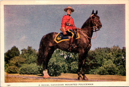 A Royal Canadian Mounted Policeman - Police - Gendarmerie